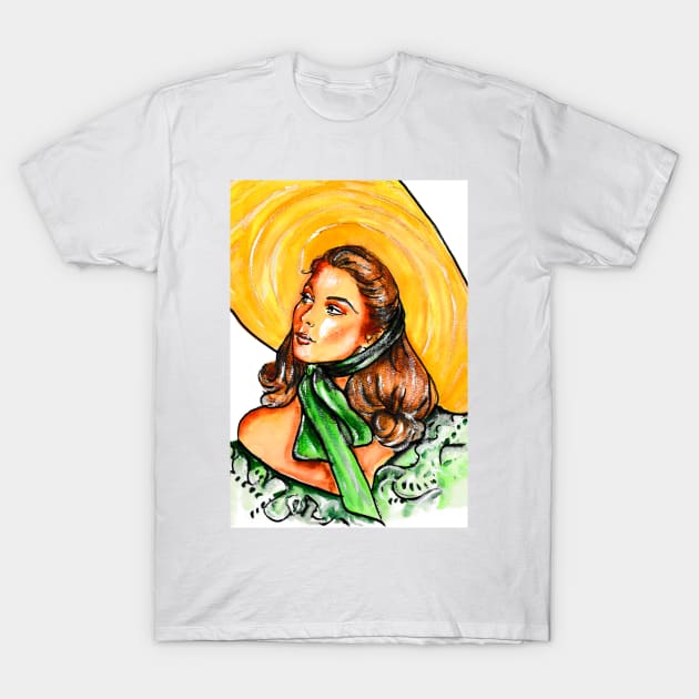 Scarlett O'Hara T-Shirt by Svetlana Pelin